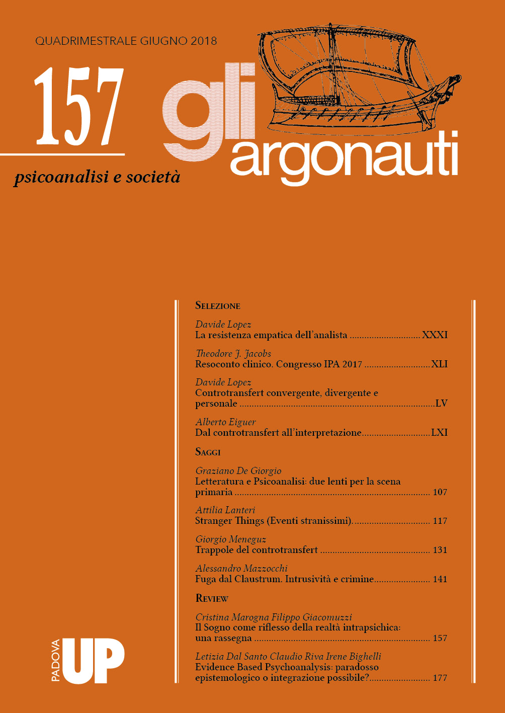 cover of argonauti 157