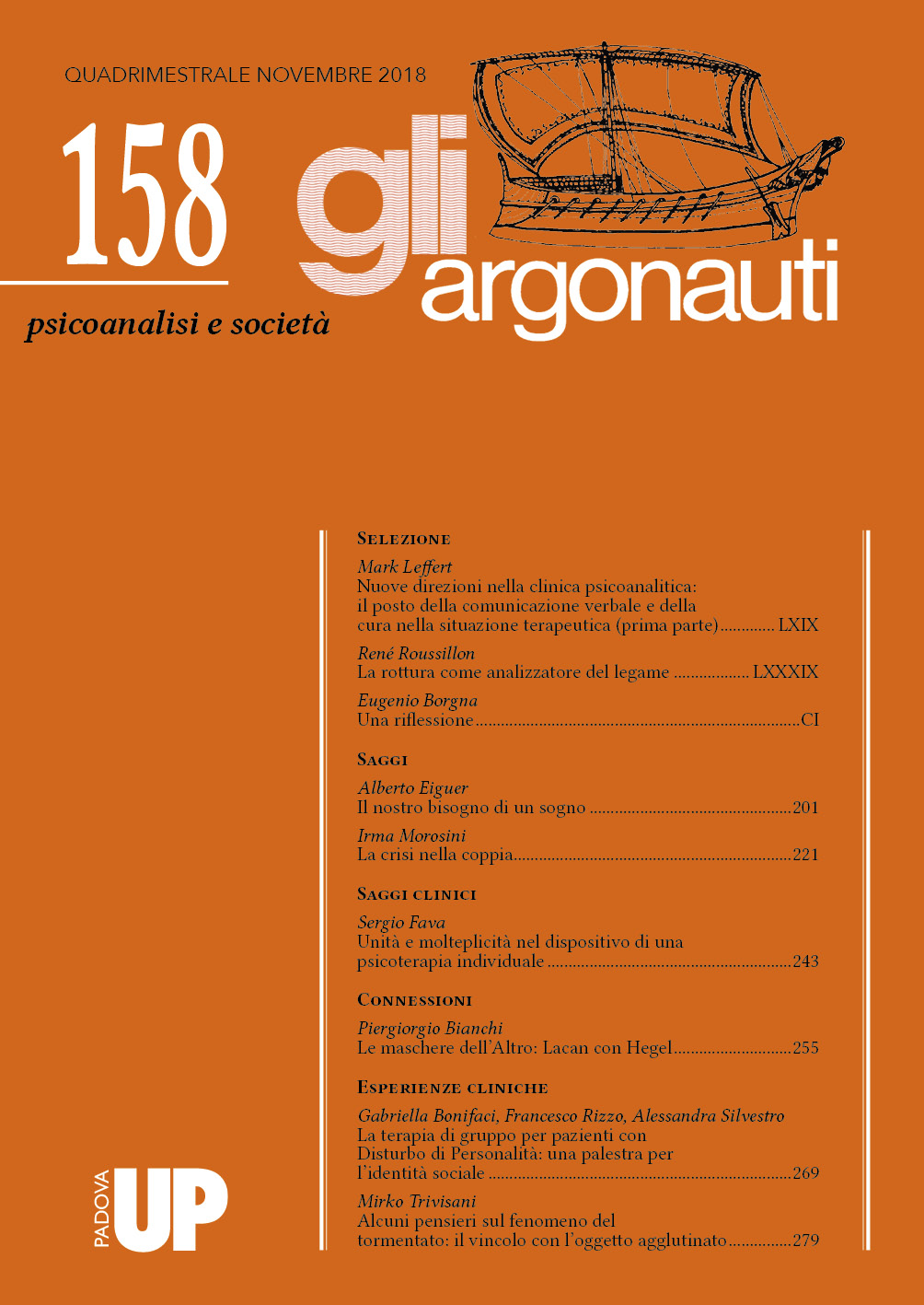 cover of argonauti 158